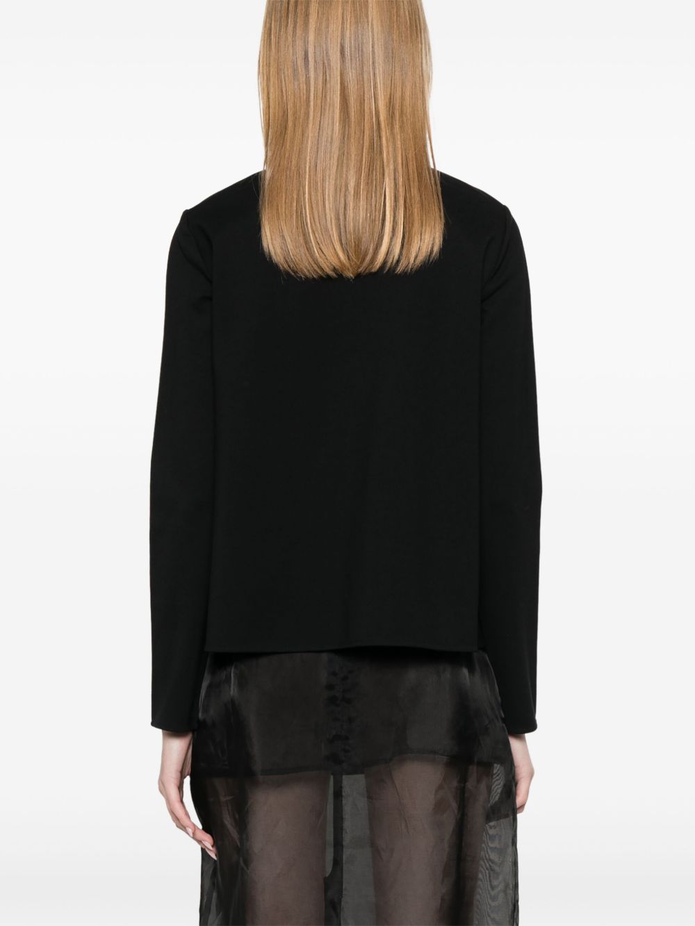 Emporio Armani Emporio Armani crystal-embellished sweatshirt