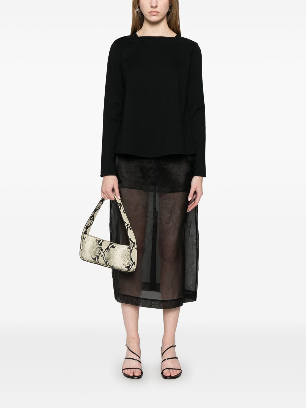 Emporio Armani Emporio Armani crystal-embellished sweatshirt