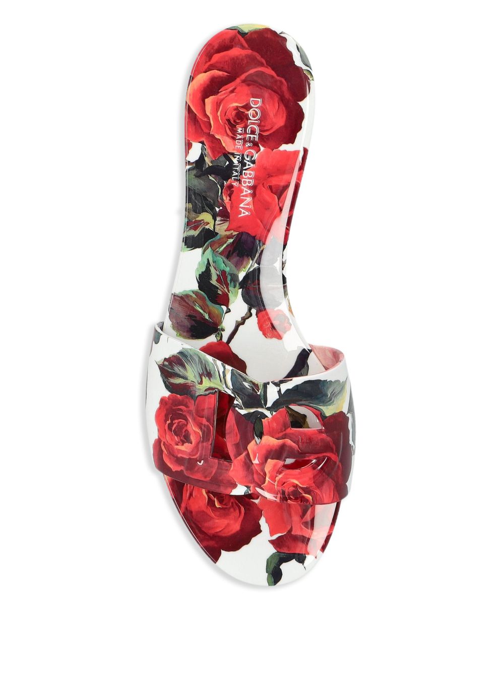 Dolce & Gabbana Dolce & Gabbana floral-print slides