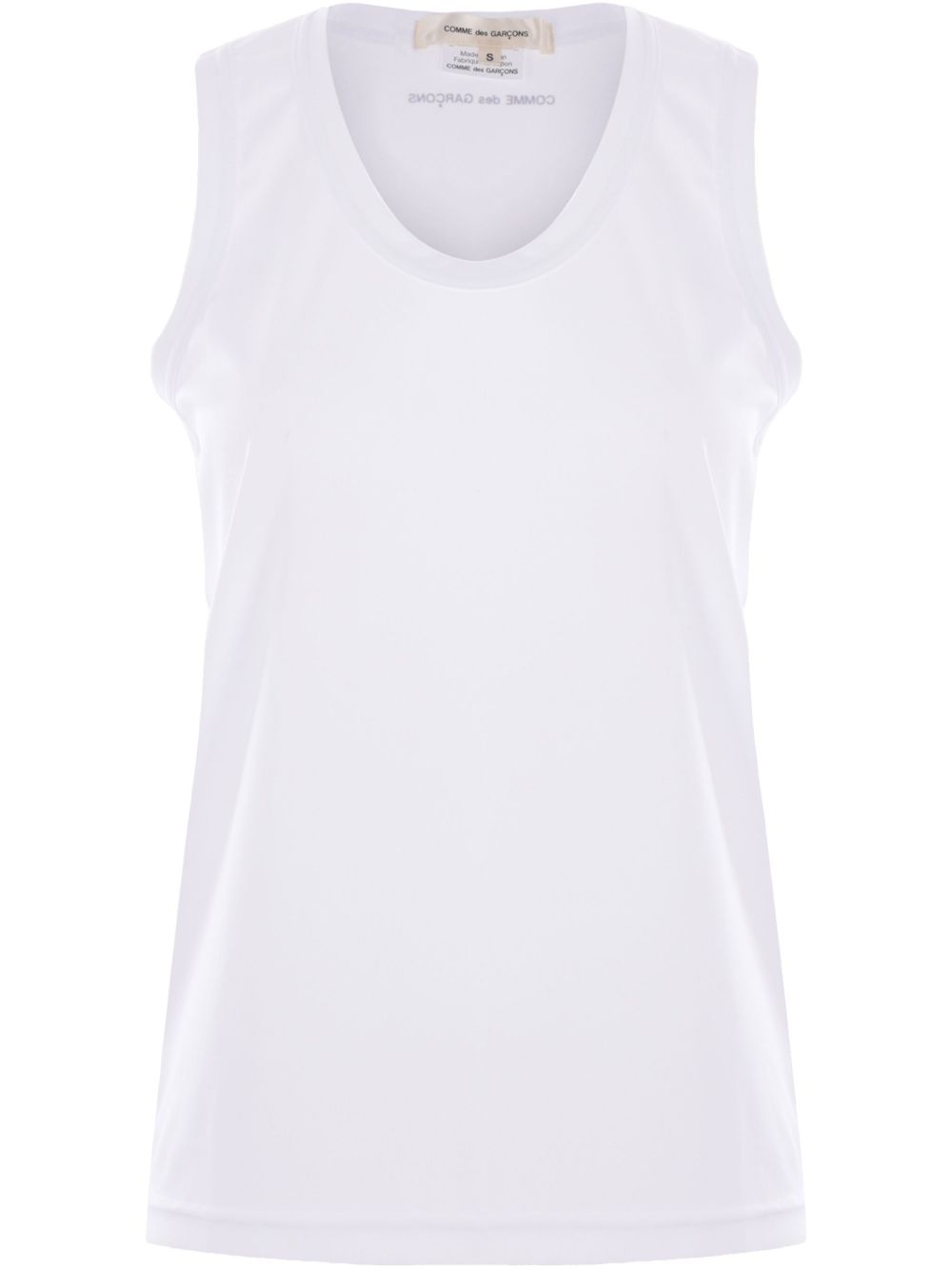 Comme Des Garcons Comme Des Garcons Branded sleeveless t-shirt