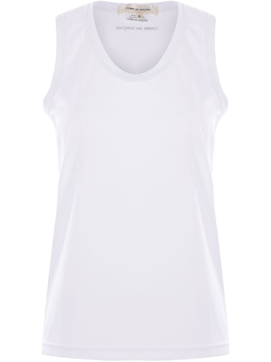 Comme Des Garcons Comme Des Garcons Branded sleeveless t-shirt