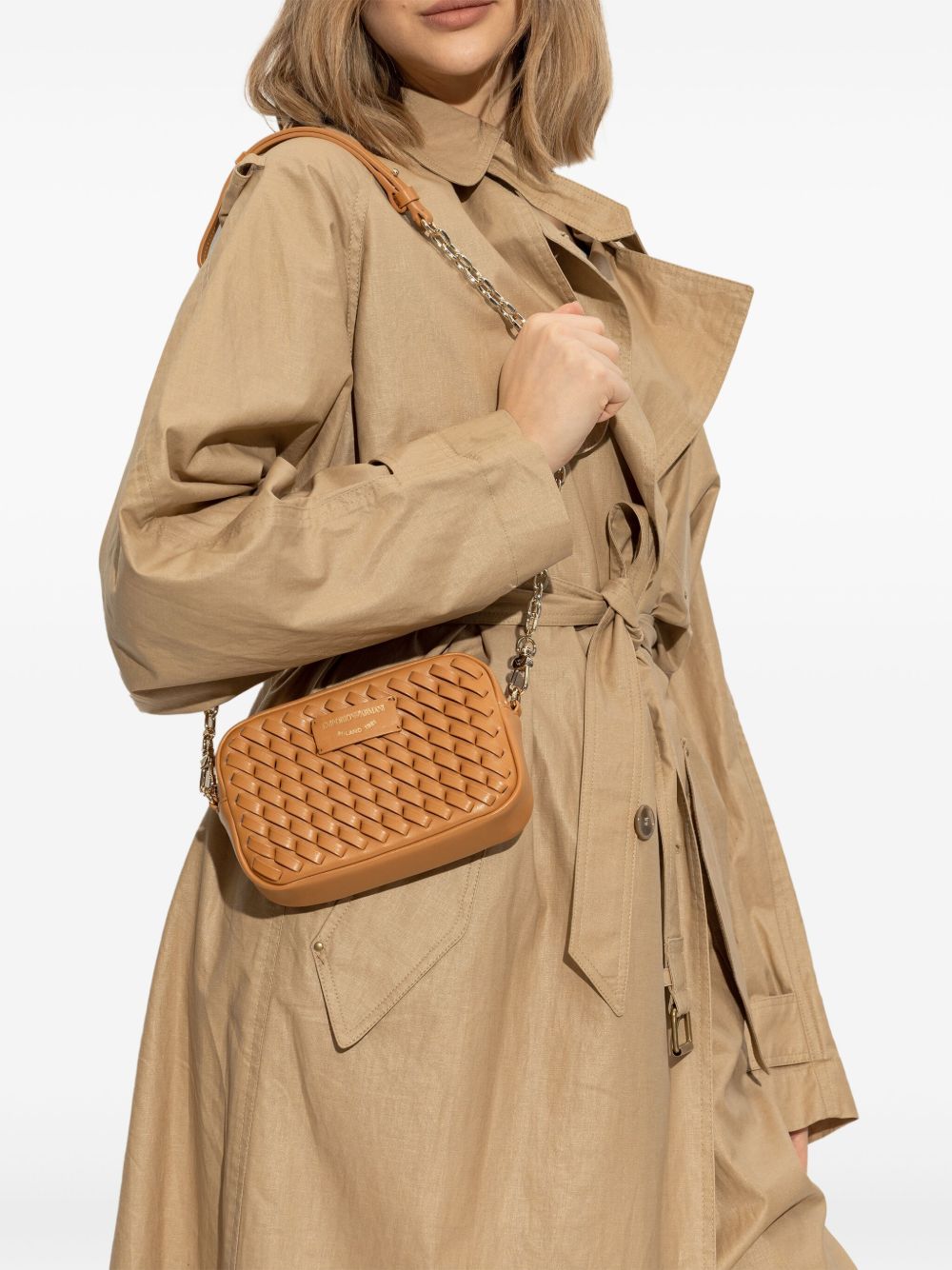 EMPORIO ARMANI EXCLUSIVE EMPORIO ARMANI EXCLUSIVE Emporio Armani leather shoulder bag