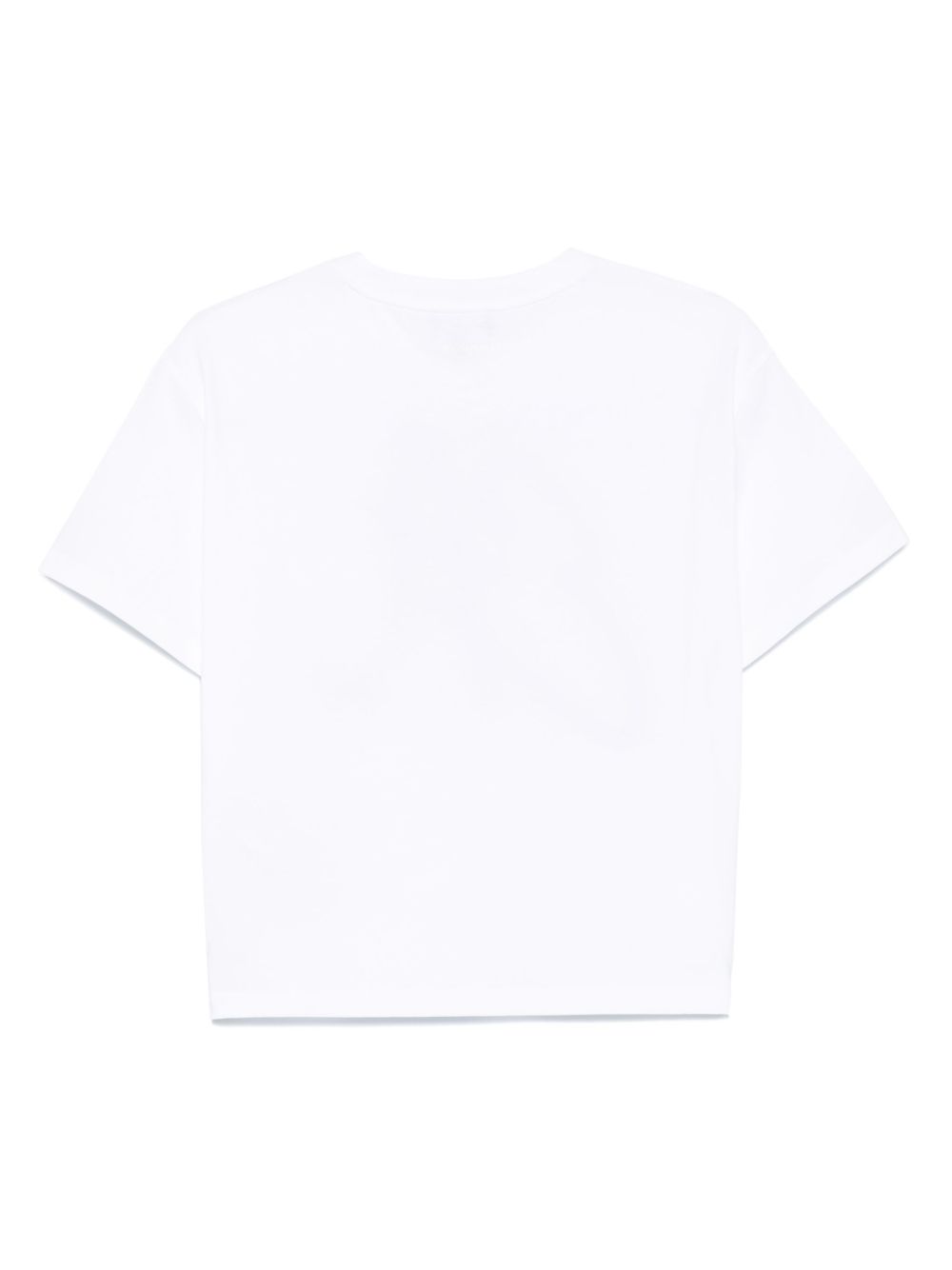 Emporio Armani Emporio Armani Cotton jersey T-shirt with maxi lurex logo