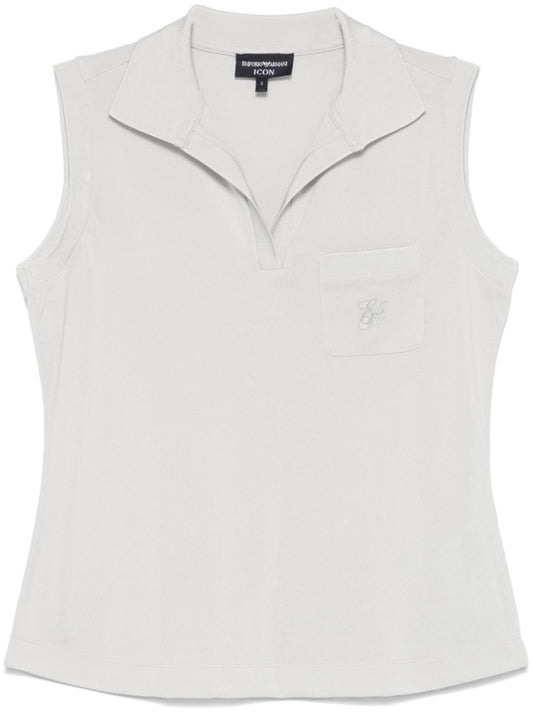 Emporio Armani Emporio Armani Logo embroidered vest