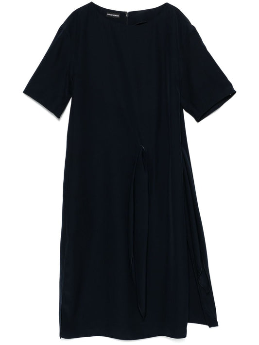 Emporio Armani Emporio Armani Short dress with side knot