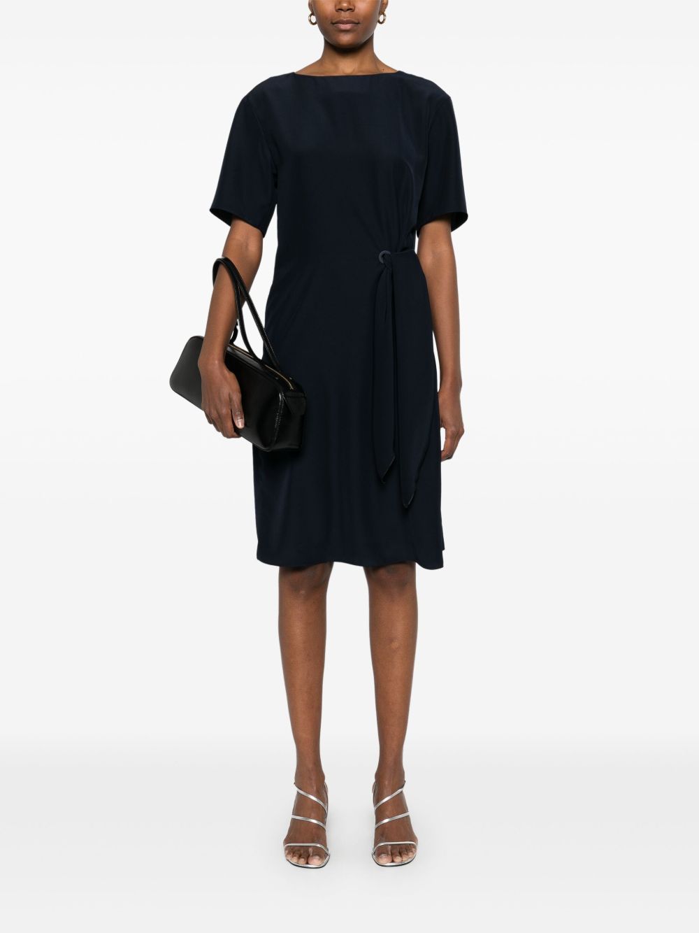 Emporio Armani Emporio Armani Short dress with side knot