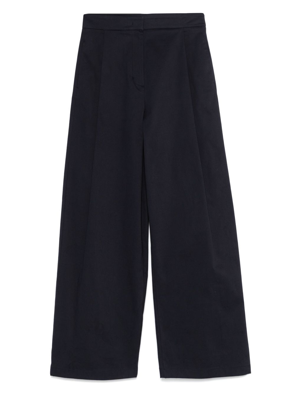 Emporio Armani Emporio Armani Cotton Wide Leg Trousers