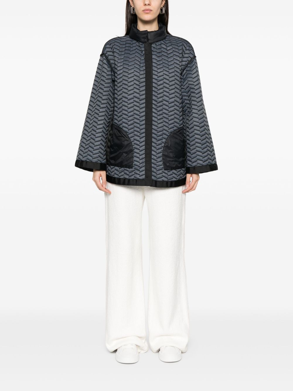 Emporio Armani Emporio Armani Reversible jacket in lightweight water repellent quilted nylon ASV