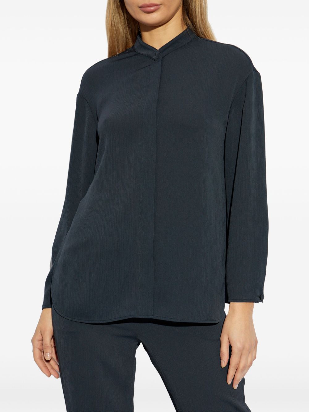Emporio Armani Emporio Armani shirt with side slits