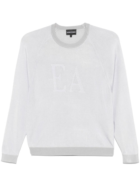 Emporio Armani Emporio Armani Jacquard Logo Sweater