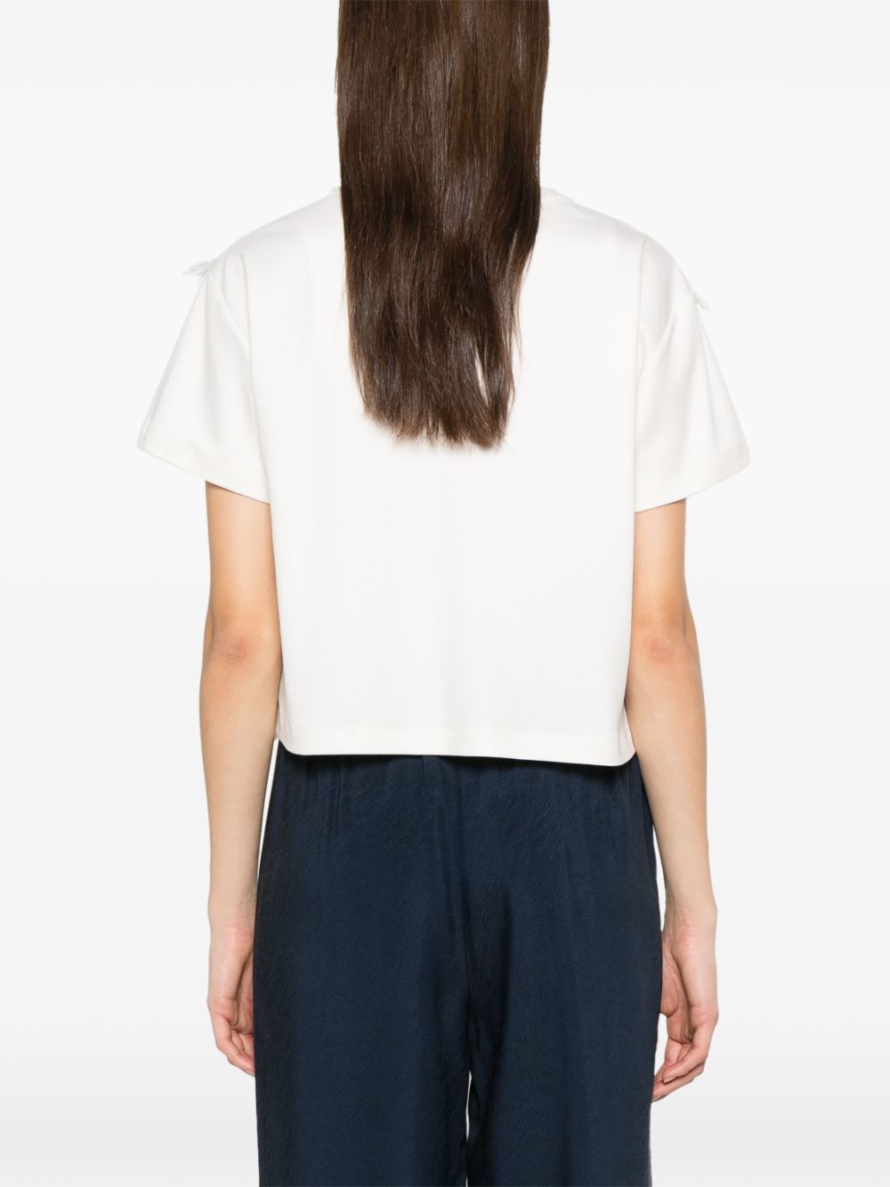 Emporio Armani Emporio Armani T-shirt with fringes