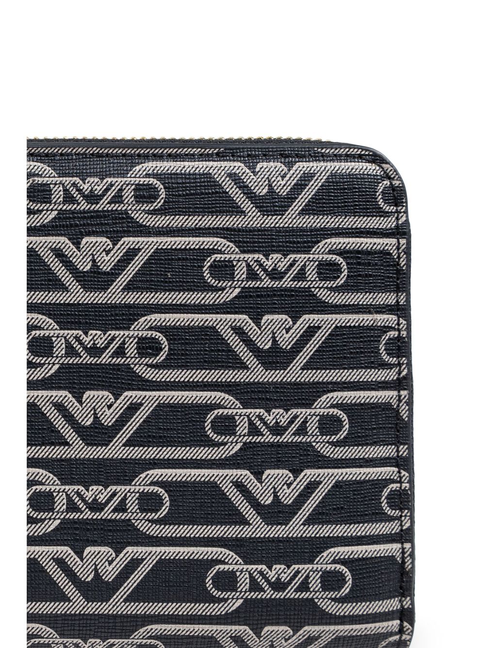 Emporio Armani Emporio Armani Allover logo continental wallet