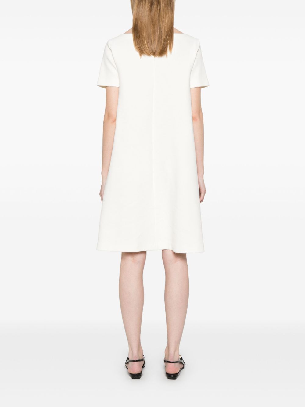 Emporio Armani Emporio Armani Ottoman-jersey belted dress