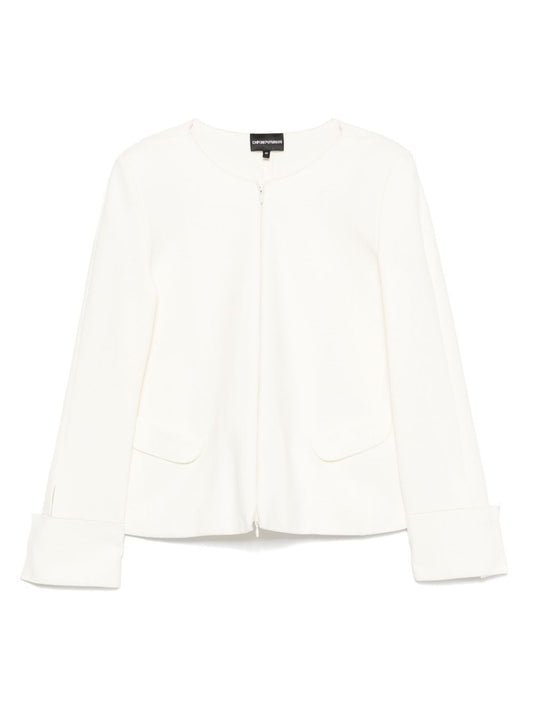 Emporio Armani Emporio Armani Ottoman-jersey jacket