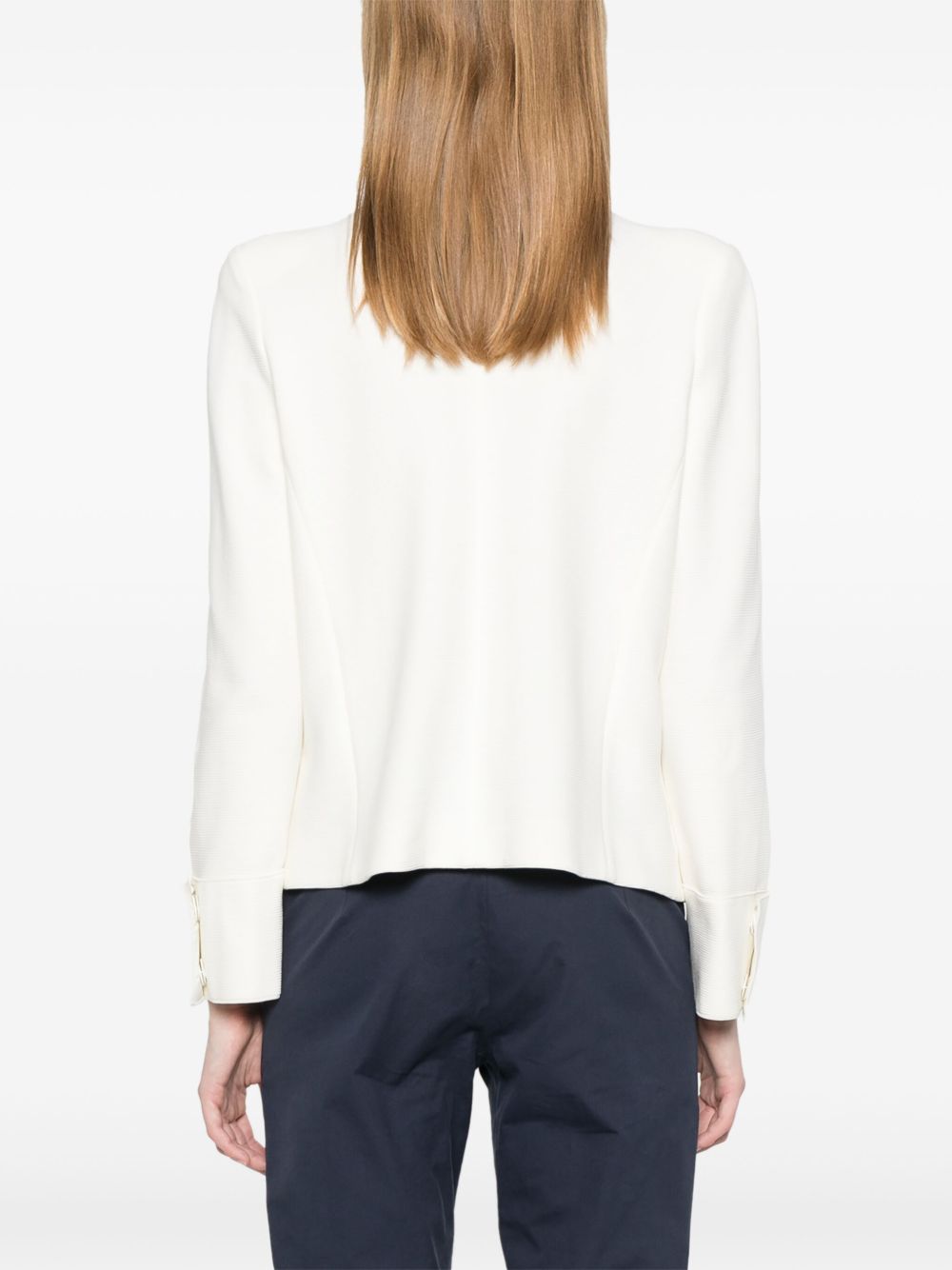 Emporio Armani Emporio Armani Ottoman-jersey jacket