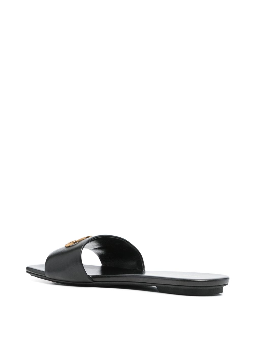 EMPORIO ARMANI EXCLUSIVE EMPORIO ARMANI EXCLUSIVE Emporio Armani Nappa-leather sandals with eagle plate