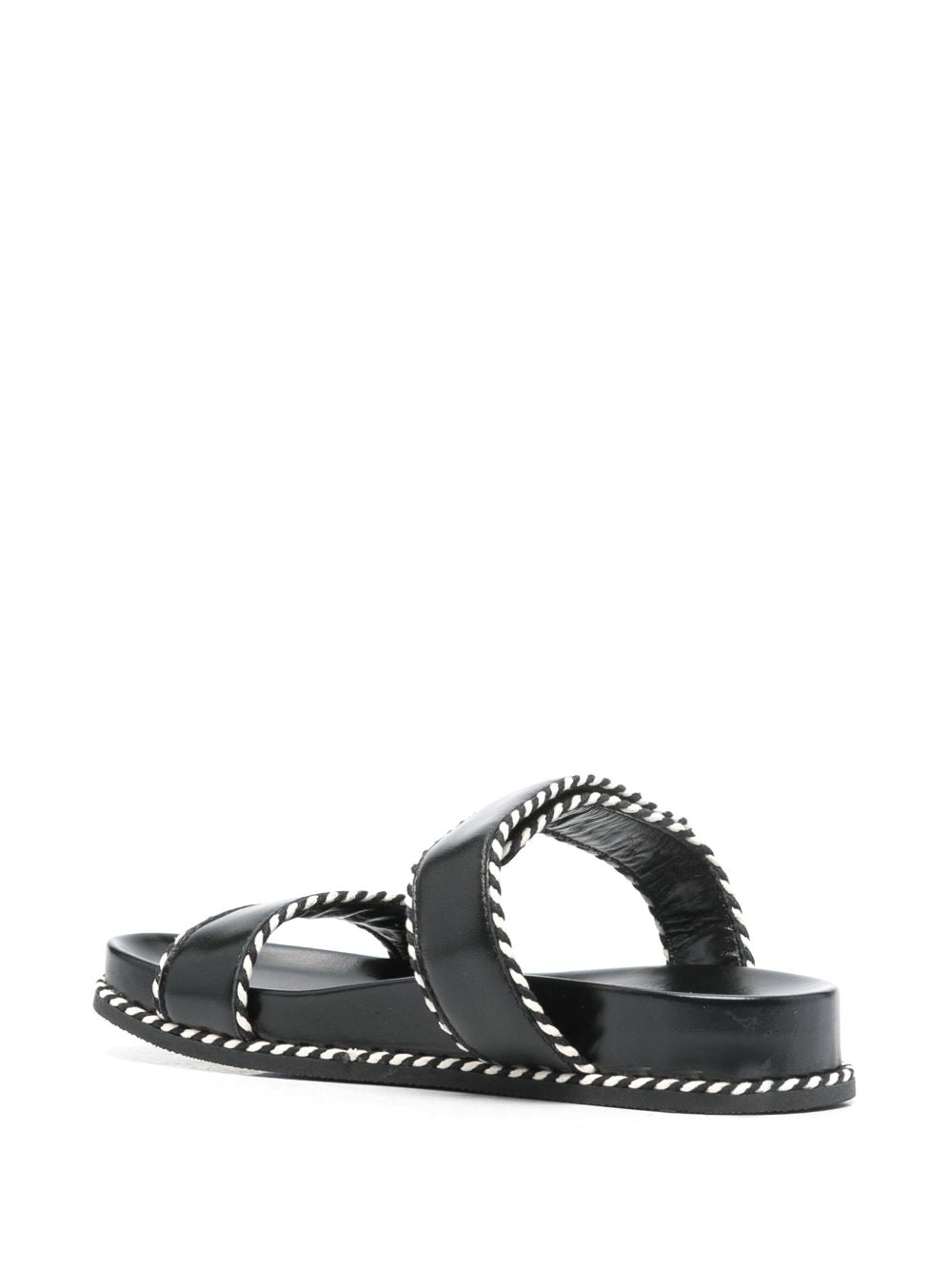 EMPORIO ARMANI EXCLUSIVE EMPORIO ARMANI EXCLUSIVE Emporio Armani Sandals with nappa strap and two-tone profiles