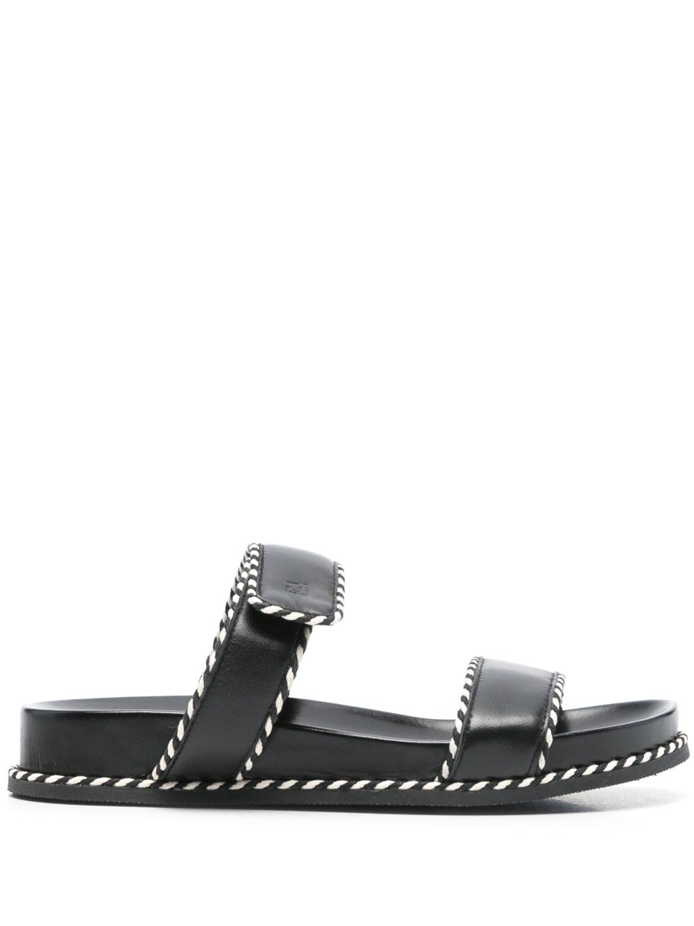 EMPORIO ARMANI EXCLUSIVE EMPORIO ARMANI EXCLUSIVE Emporio Armani Sandals with nappa strap and two-tone profiles