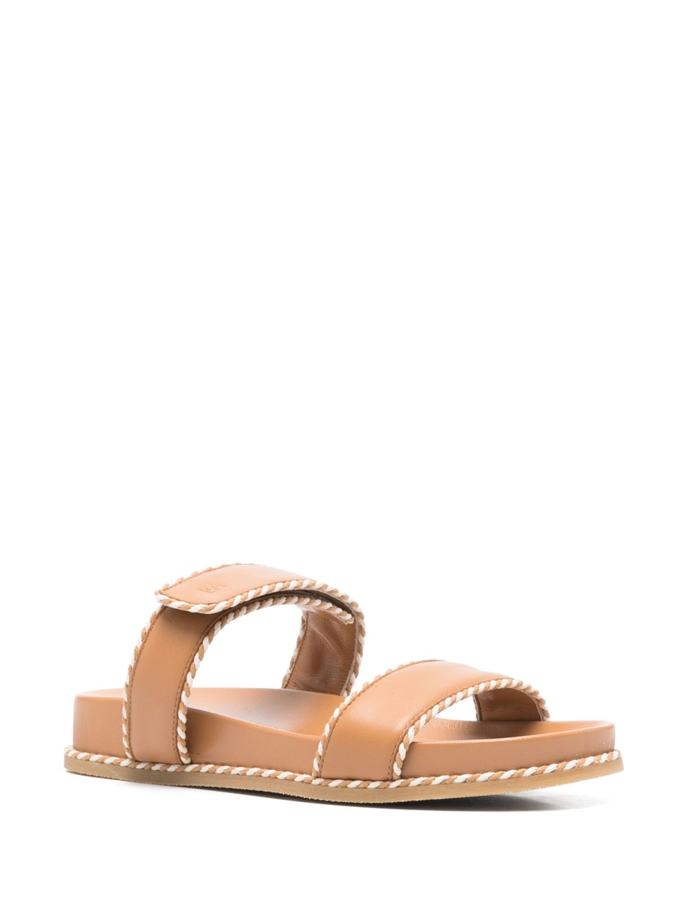 EMPORIO ARMANI EXCLUSIVE EMPORIO ARMANI EXCLUSIVE Emporio Armani Sandals with nappa strap and two-tone profiles