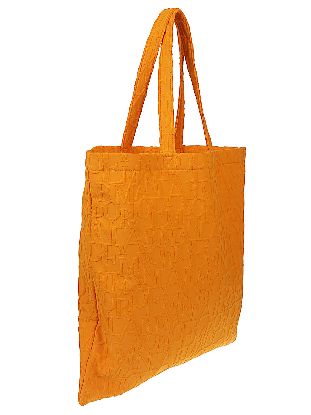 Emporio Armani Emporio Armani Beachwear shopper in bold 3D ASV logo fabric