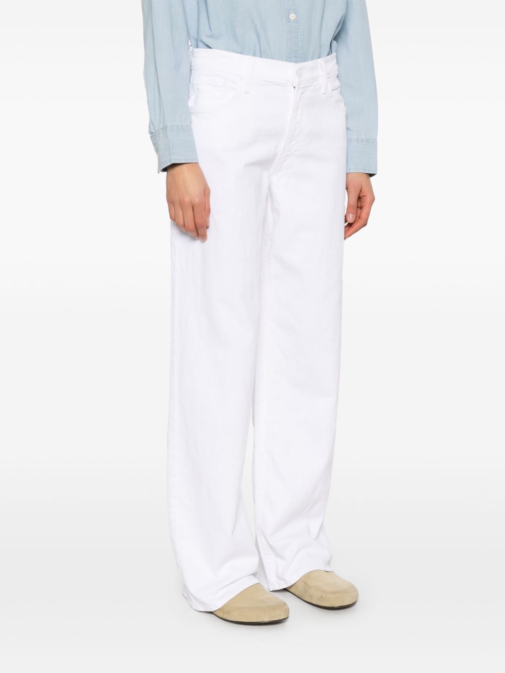 Mother Mother Jeans White