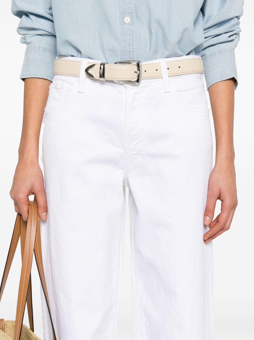 Mother Mother Jeans White