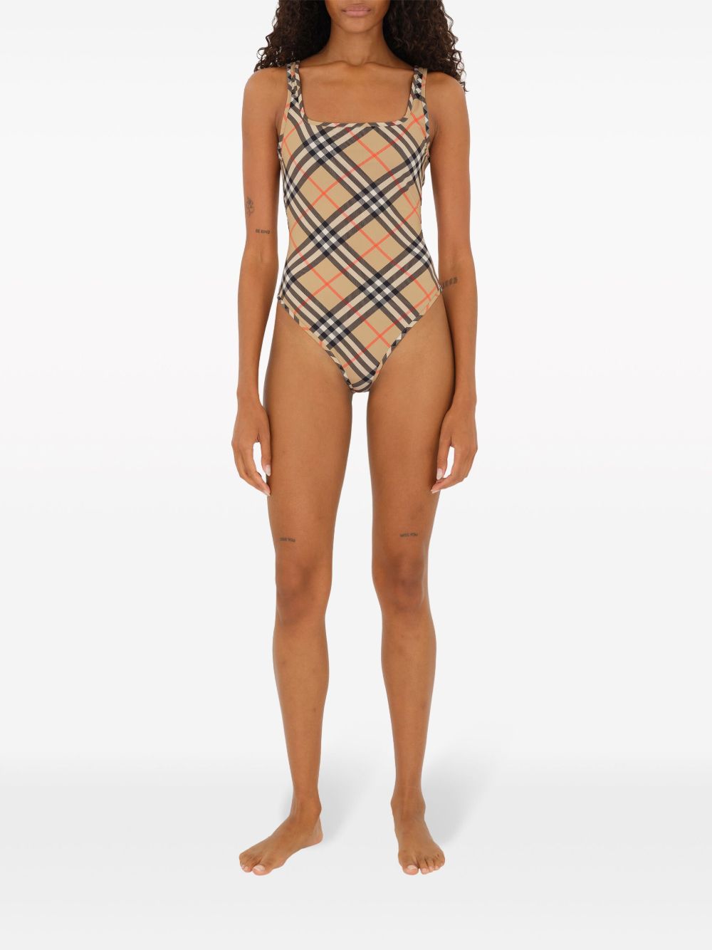 Burberry Burberry check-pattern swimsuit
