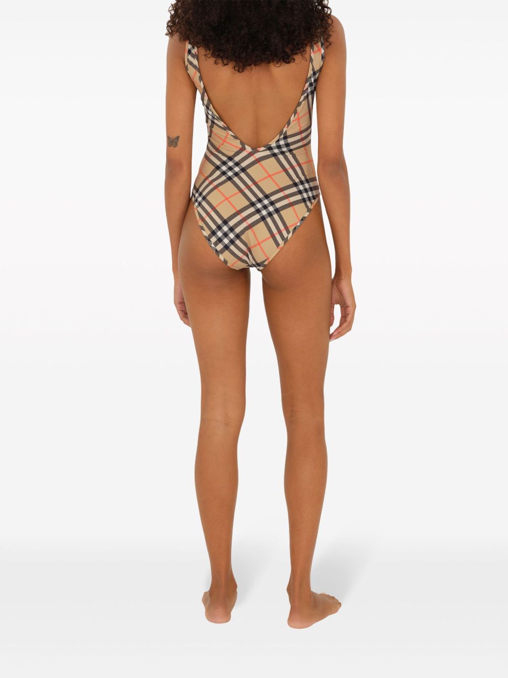 Burberry Burberry check-pattern swimsuit