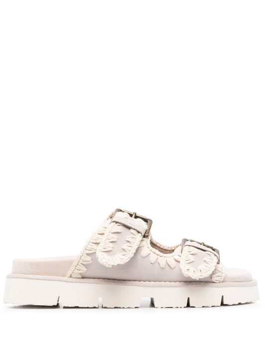 Mou Mou Sandals Beige