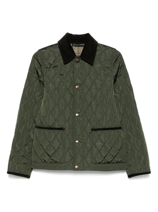 Burberry Burberry Quilted blazer corduroy collar