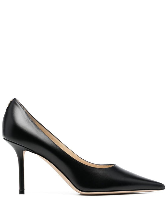 Jimmy Choo Jimmy Choo Romy 85 Kid Leather Pointy Toe Pumps