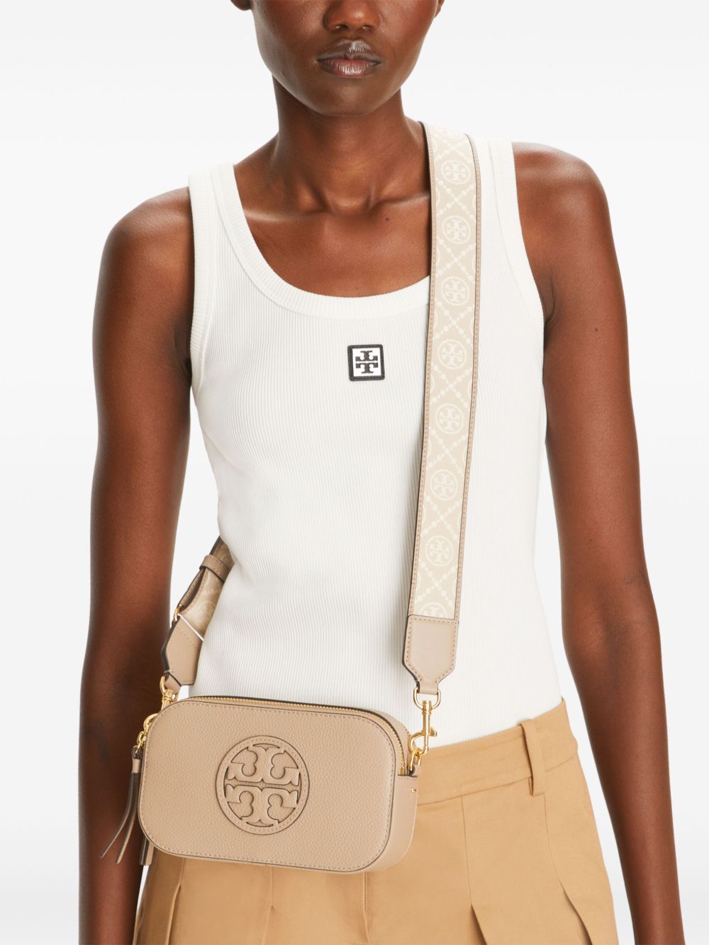 Tory Burch Tory Burch Miller mini leather camera bag