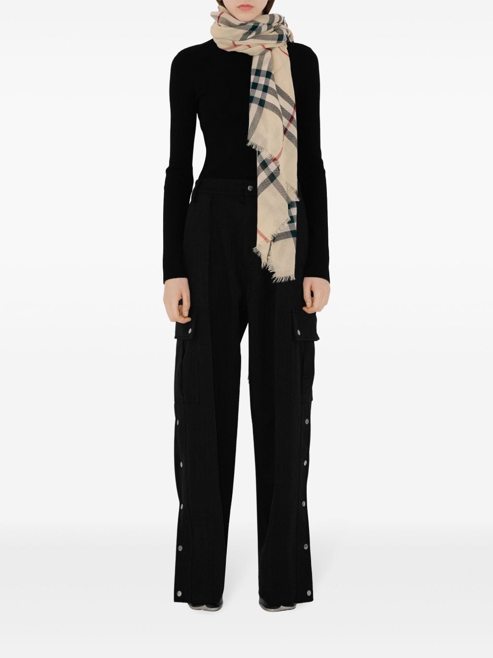 Burberry Burberry Check wool scarf