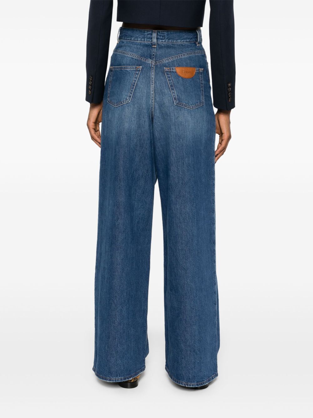 Chloé Chloé Wide-leg jeans in denim