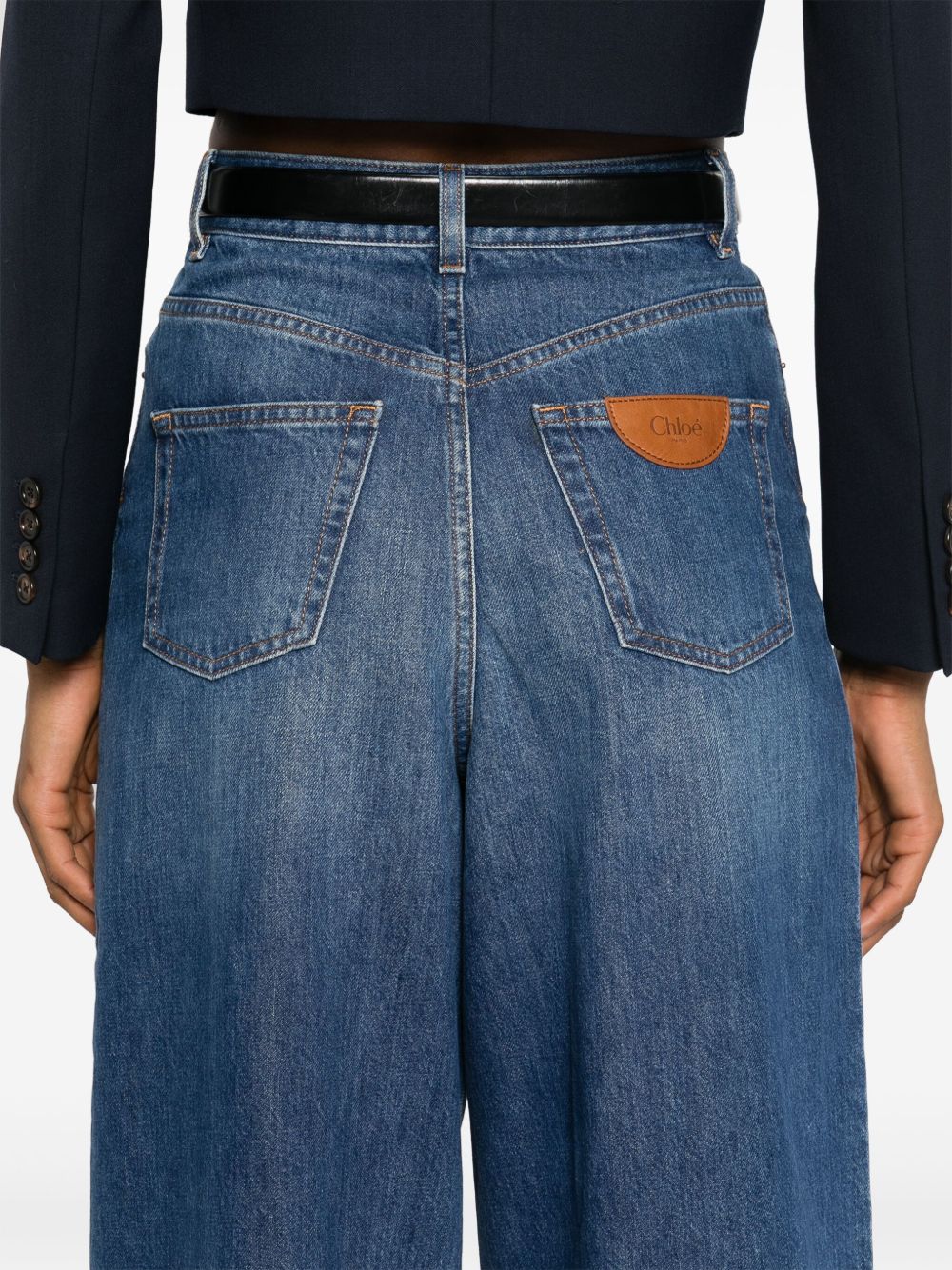 Chloé Chloé Wide-leg jeans in denim