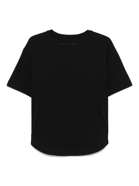 Emporio Armani Emporio Armani logo embroidered T-shirt