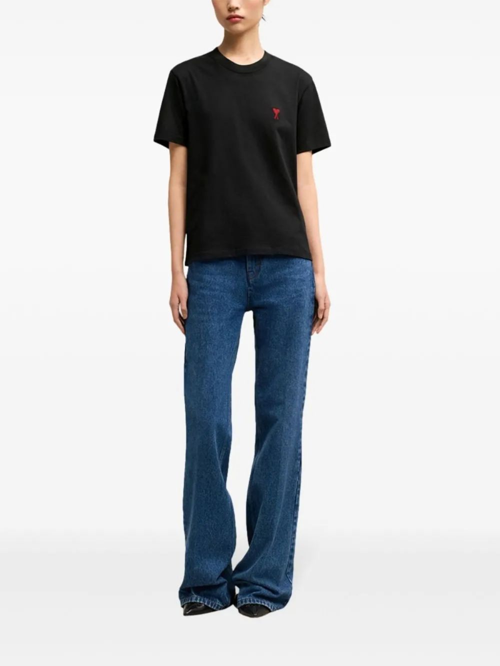 Ami Paris Ami Paris T-shirts and Polos Black