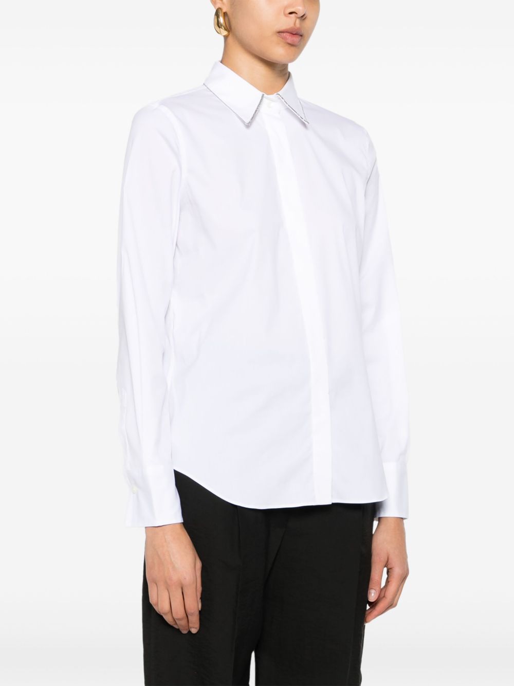 Brunello Cucinelli Brunello Cucinelli Monili-chain poplin shirt