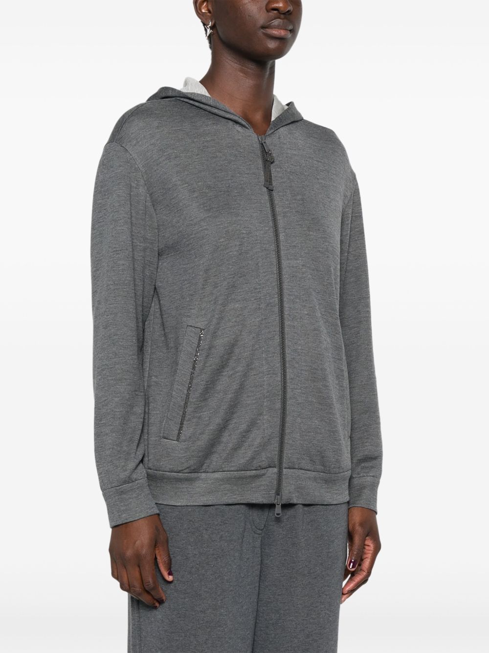 Brunello Cucinelli Brunello Cucinelli Monili-detail hoodie