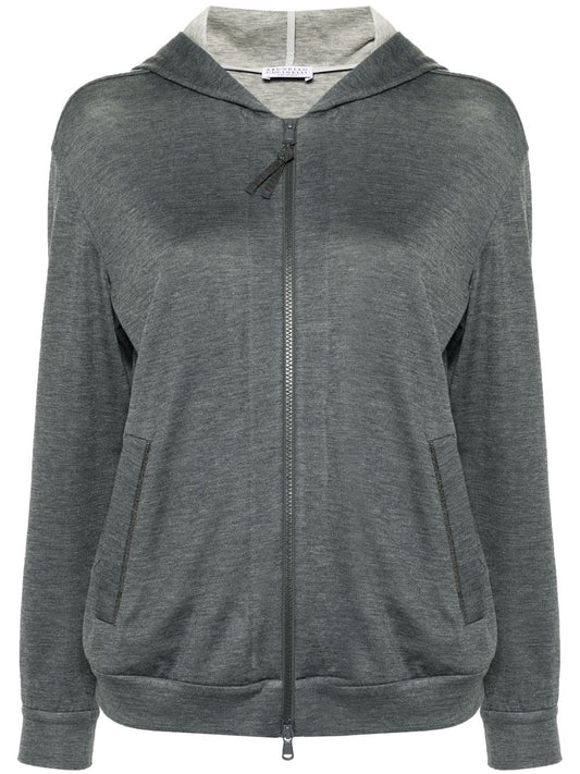 Brunello Cucinelli Brunello Cucinelli Monili-detail hoodie