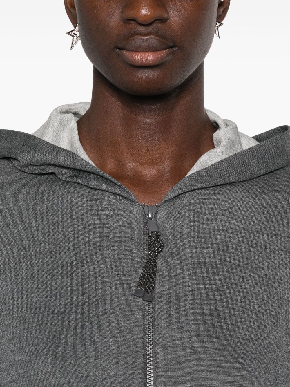 Brunello Cucinelli Brunello Cucinelli Monili-detail hoodie