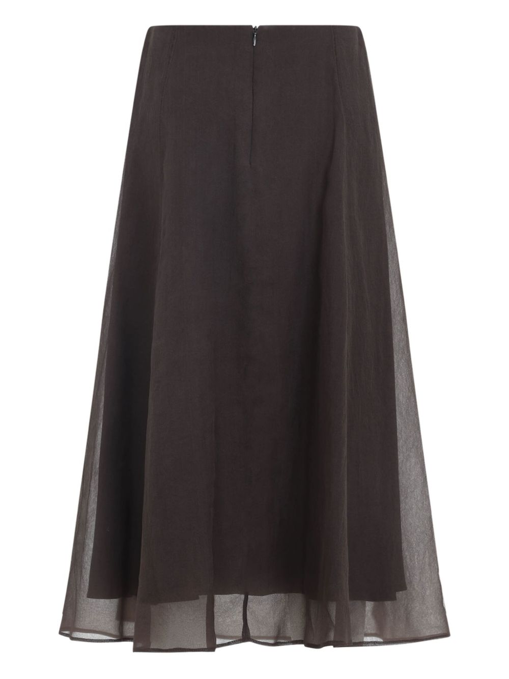 Brunello Cucinelli Brunello Cucinelli Sheer A-line skirt