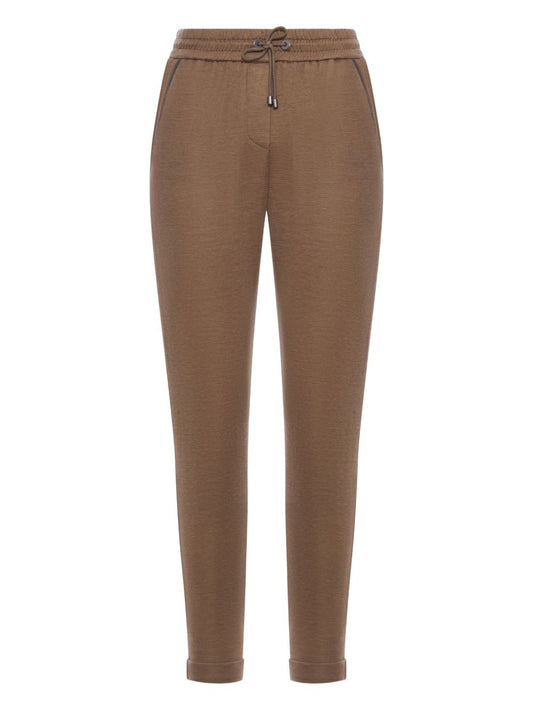 Brunello Cucinelli Brunello Cucinelli Cotton And Silk Blend Trousers