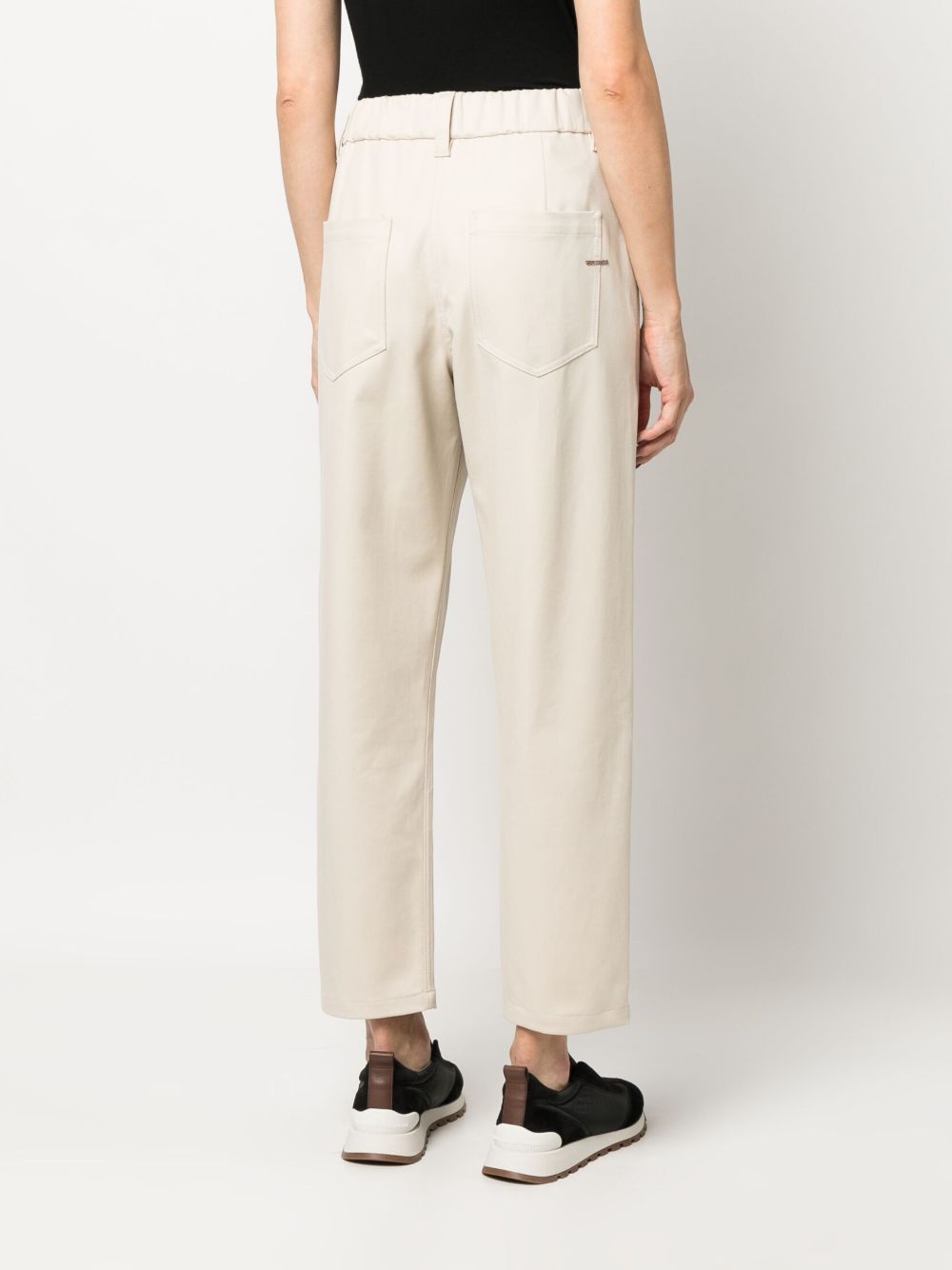 Brunello Cucinelli Brunello Cucinelli Elasticated straight-leg trousers