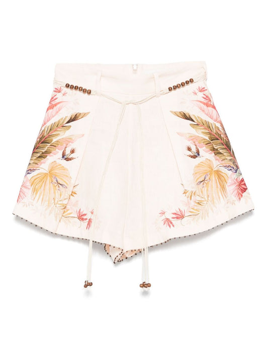 Zimmermann Zimmermann Shorts Beige