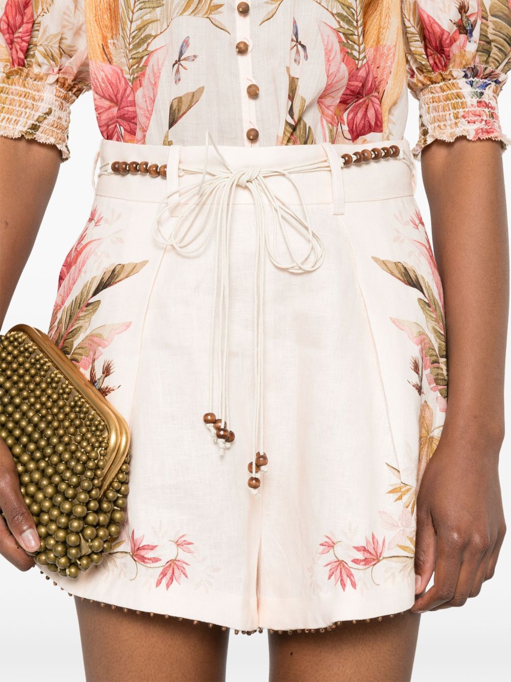 Zimmermann Zimmermann Shorts Beige