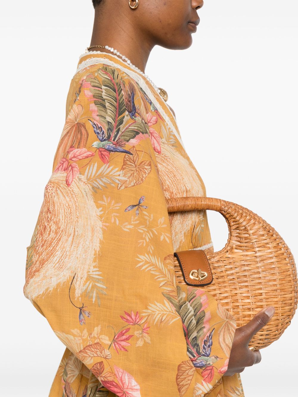 Zimmermann Zimmermann Ascension Ruffle Mini Dress