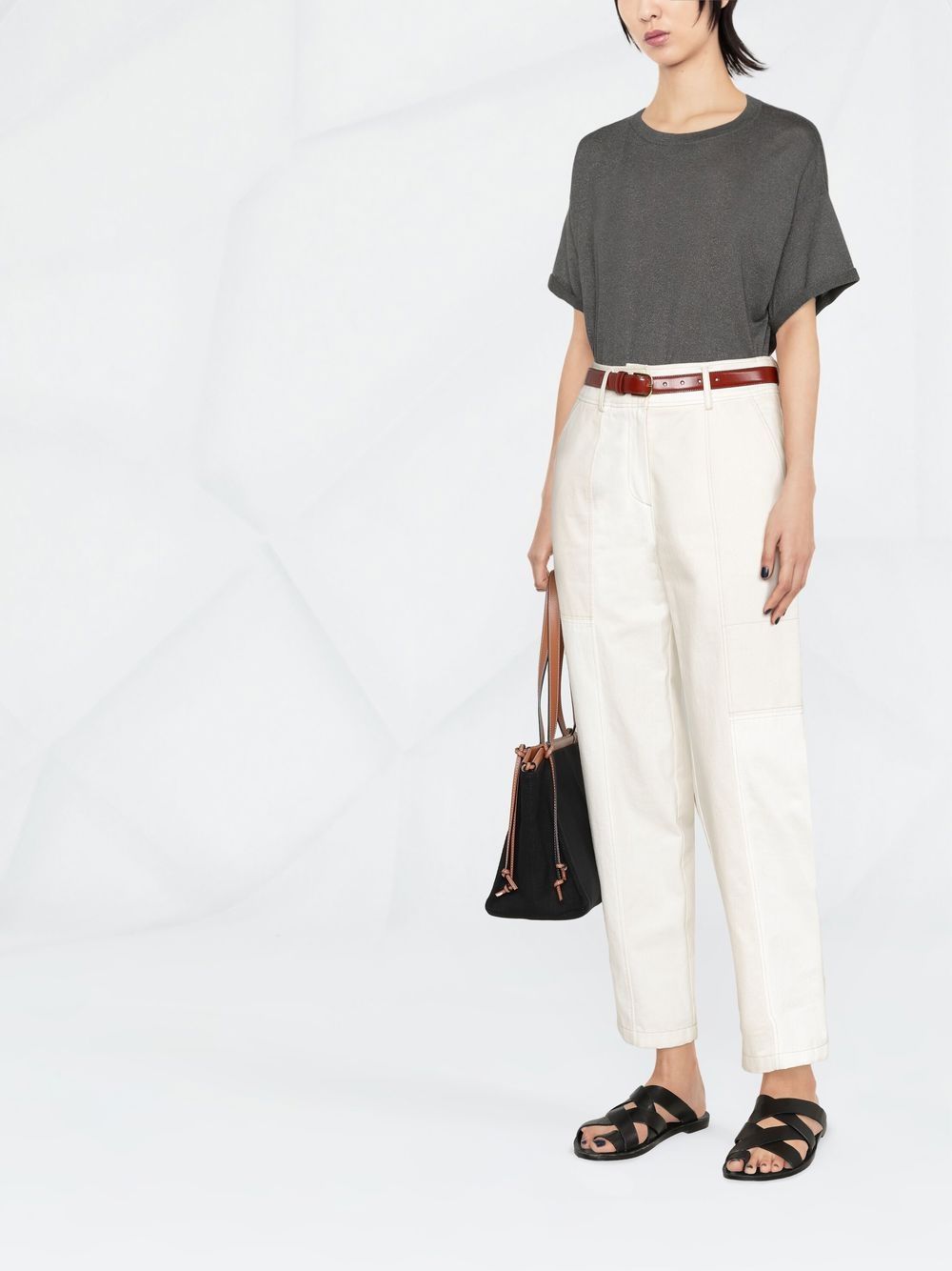 Brunello Cucinelli Brunello Cucinelli Round-neck short-sleeve T-shirt