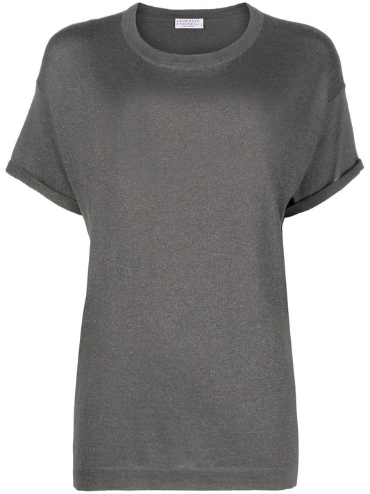 Brunello Cucinelli Brunello Cucinelli Round-neck short-sleeve T-shirt