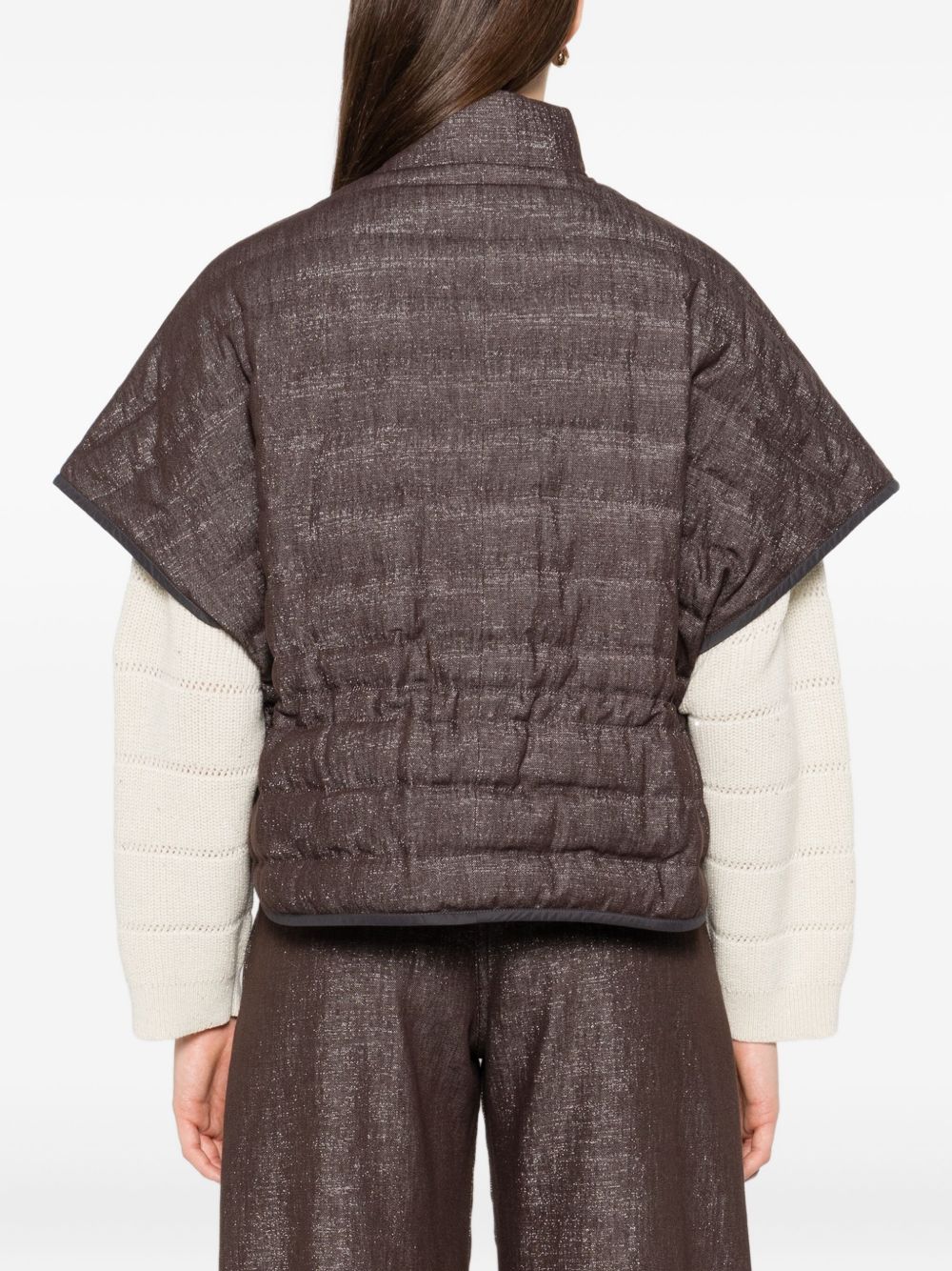 Brunello Cucinelli Brunello Cucinelli Quilted zip-front jacket